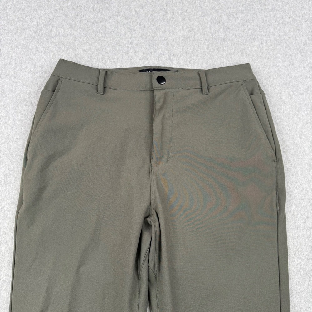 Cuts Clothing‎ Jogger Mens Medium Olive Green AO Performance Stretch Golf Pants - Picture 2 of 13